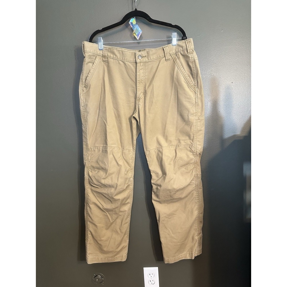 Carhartt Full Swing Relaxed Fit Work Pants Tan 38 X 30 - Picture 1 of 9